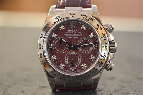 rolex daytona oro bianco pelle di serpente rosa|Rolex Daytona 116519 .